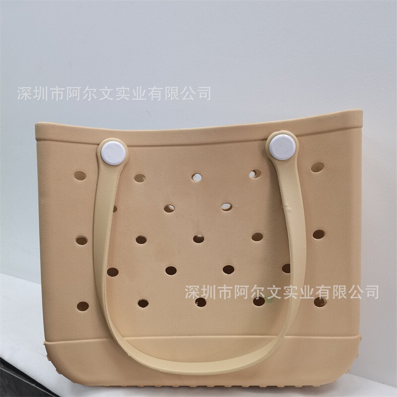 New Bogg Hole Bag Beach Bag European and American Fashion Square Bag Expansion Portable Travel Bag Shoulder Bag