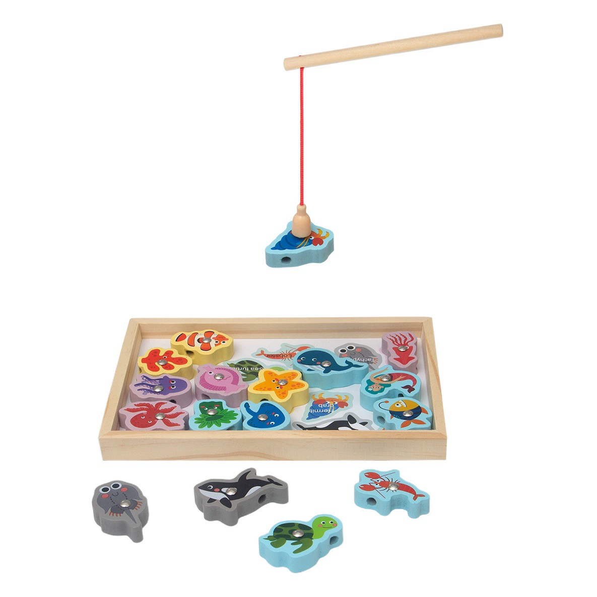 Детская Магнитная рыбалка из бисера, двигающие мозг 1-2, двух-3-летних и половинчатых мальчиков и девочек, Развивающие Игрушки для раннего развития