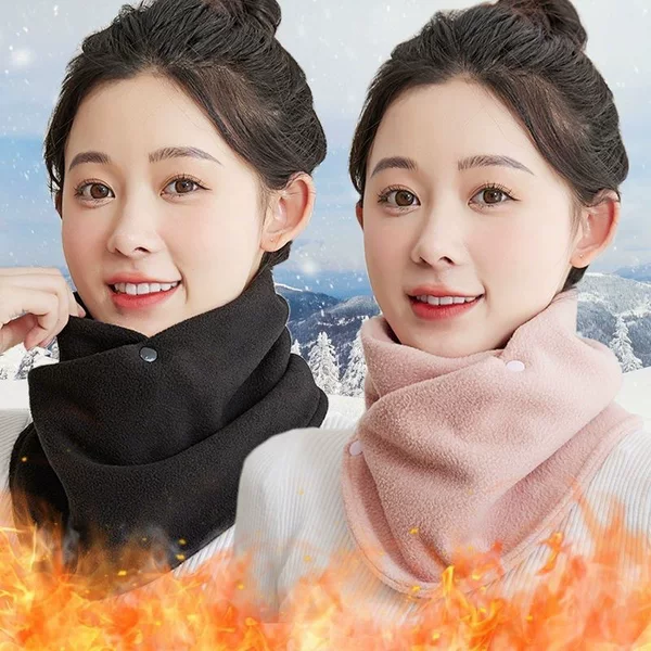 Winter Velvet Thickeneded Warm Neck Scarf for Men and Women Cycling Cold and Windproof Multi-functional Versatile Scarf Neck Cover