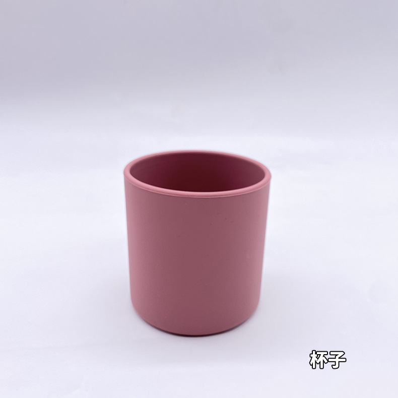 一体式吸盘硅胶餐具套装