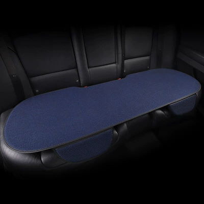 car seat cushion three-piece set, suitable Seat cushion, seat cover - rear-three-seater-seat-blue-1-piece