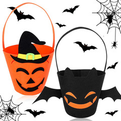 国境を越えたフェルト製ハロウィン・クリスマスキャンディバッグ、鬼祭りの飾り付け、パンプキンバケツ、子供用ハンドバッグ、ギフトバッグ、キャンディバッグ