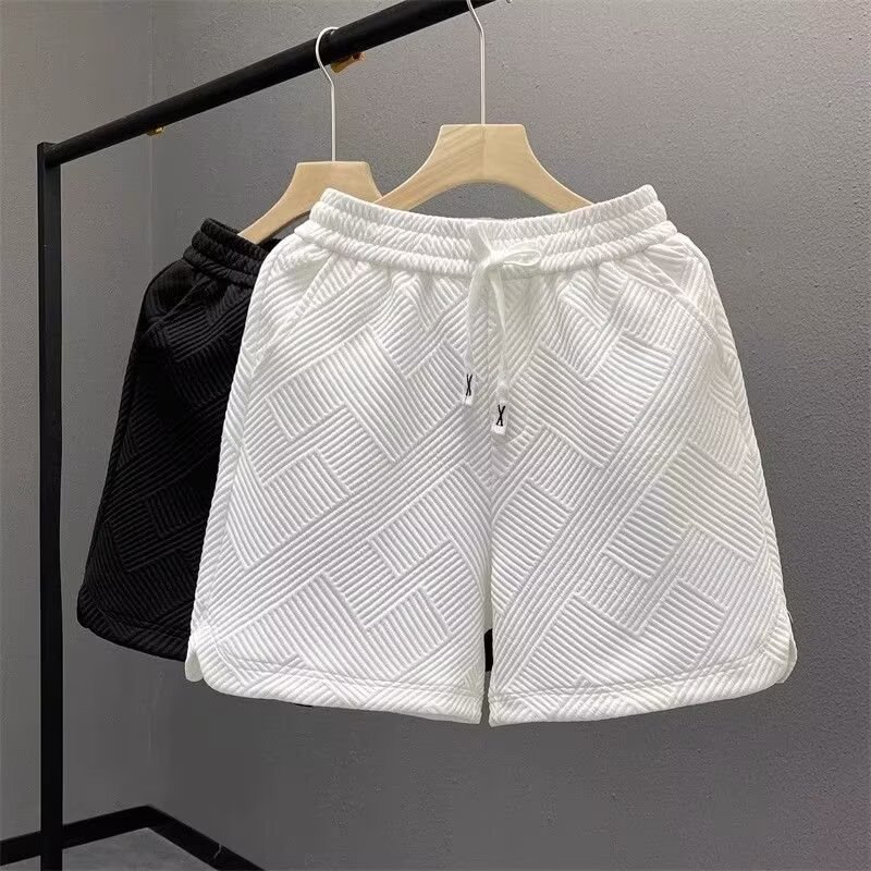 Pantalones cortos casuales universales para hombres, pantalones casuales tridimensionales de verano, pantalones de tendencia, pantalones rectos, pantalones de calzado, comercio exterior al por mayor transfronterizo