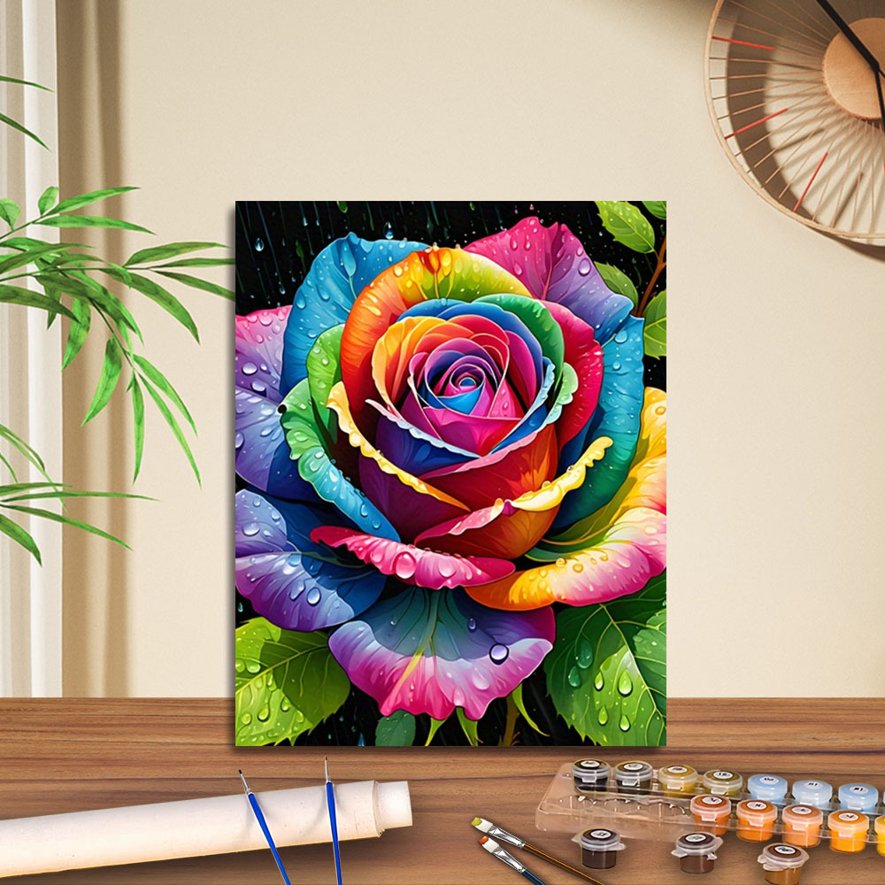 Transfronterizo jitdiy agente de pintura al óleo digital fabricantes al por mayor artesanal amazon pintura al óleo decorativa barraca de relleno