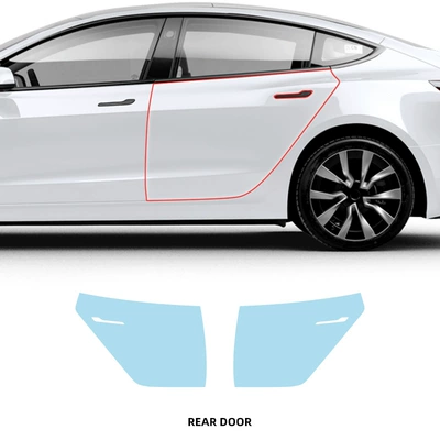 Paint Mask Protective Film Transparent – Car paint protective film - one-tpu-film-for-rear-doors-imported-tpu-film-special-car-cutting