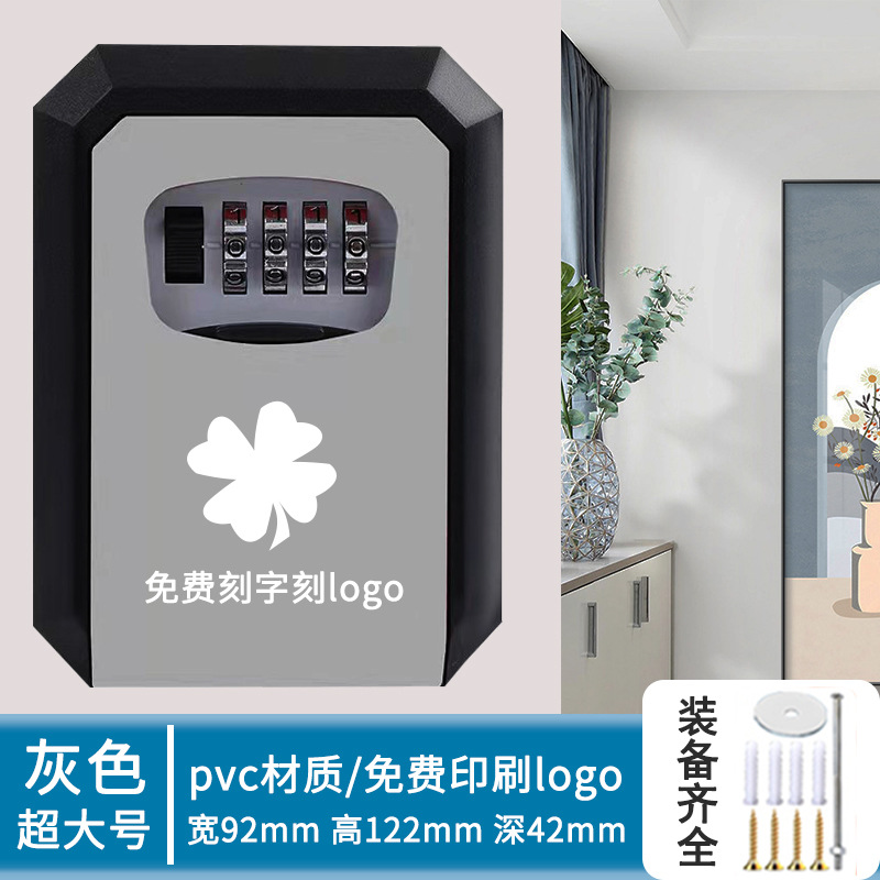 Decoración contraseña clave caja B & B colgante de pared sitio de construcción puerta antirrobo ojo de gato caja ingeniería contraseña bloqueo producción al por mayor