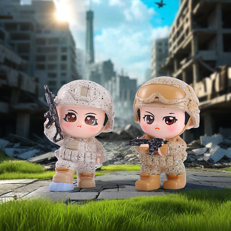 トレンディなおもちゃブラインドボックス熱血突撃漫画かわいいフィギュアデスクトップ装飾品クリエイティブモデルギフト卸売|undefined