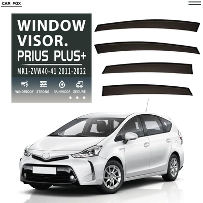 Suitable for Toyota Prius Plus+ Window Visor Car Window Rain and Shine