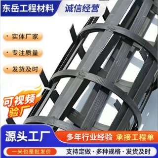 钢塑复合土工格栅 高强度路基加筋 公路铁路路基加固拉伸格栅