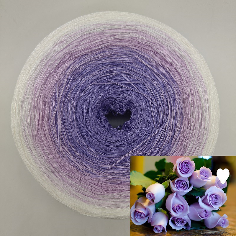 春夏蕾丝棉纯棉线彩虹蛋糕线渐变手工编织毛线披肩棒针钩针线|undefined