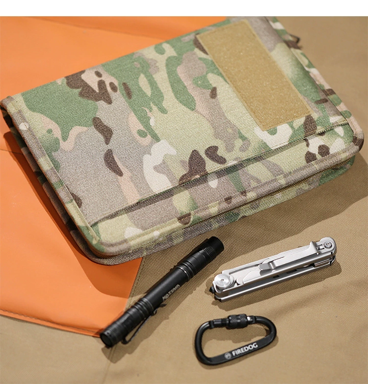 Cuaderno portátil táctico para hojas sueltas en movimiento