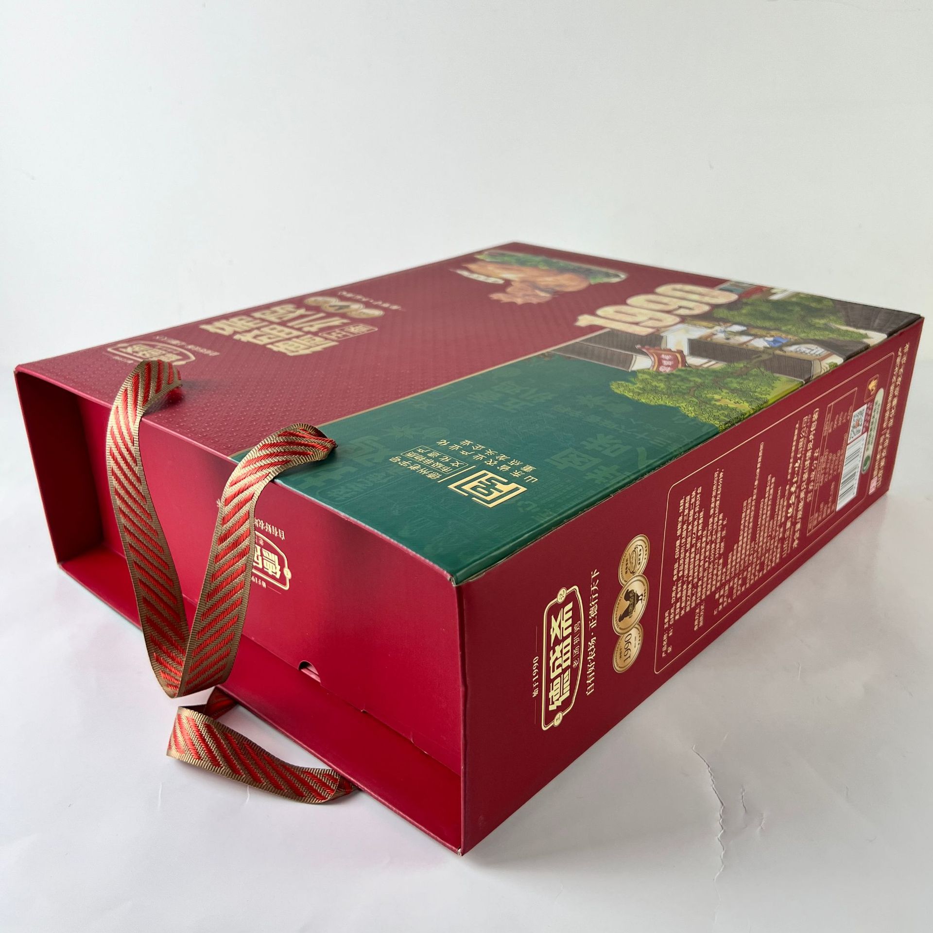 定做烧鸡包装盒定制盐焗鸡扒鸡银卡白卡瓦楞手提熟食炒鸡礼品盒