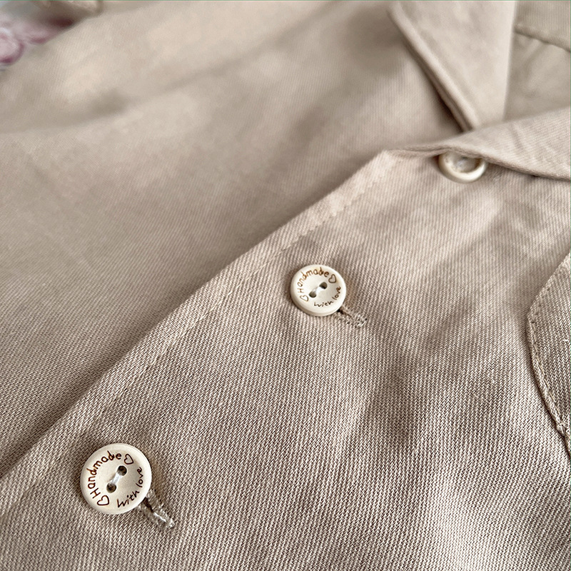 Ensemble d été pour garçon avec col tailleur et manches courtes_voghion.com