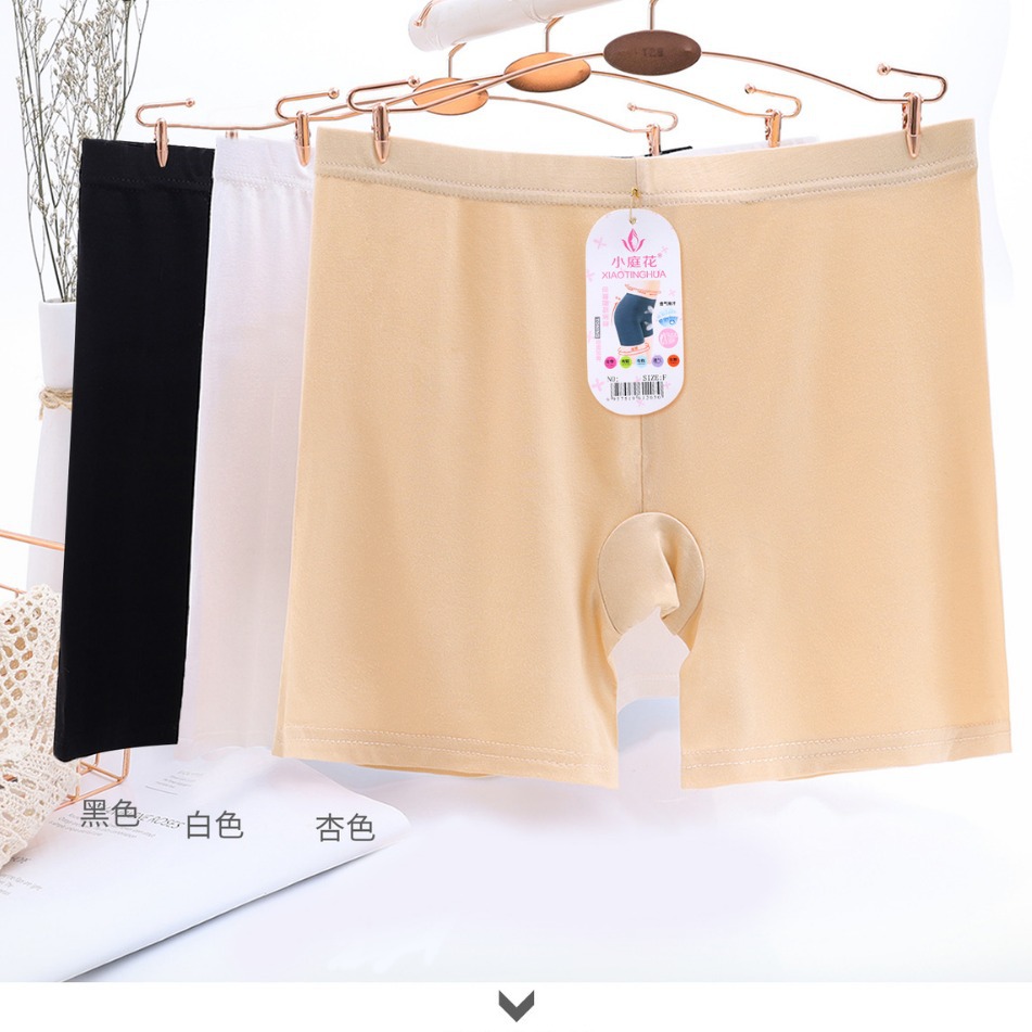 공장 직영 소 코트 꽃 안전 바지 안티 라이트 모델 면 복서 바지 슬림 다리 여성 레깅스