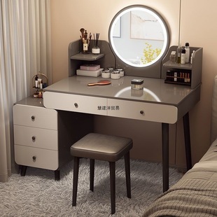 Bedroom Dressing Table Simple Modern Makeup Cabinet New Small Storage Cupboard Factory Wholesale Cross-Border E-Commerce Factory
