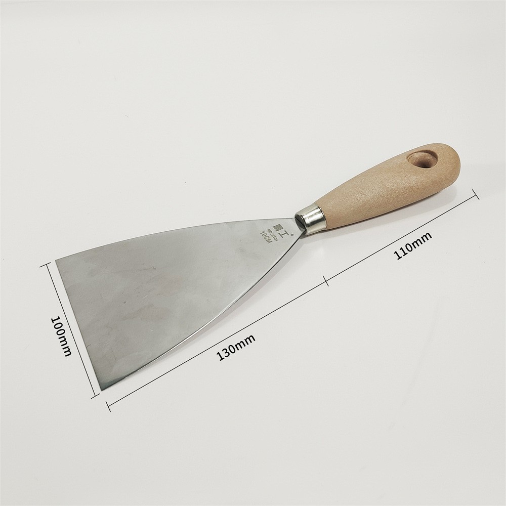 0104 3CR13 cuchillo de cemento de acero inoxidable métrico 10cm
