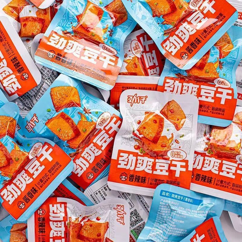 劲仔劲爽豆干商超市湖南特产香辣酱香豆腐干小零食即食|undefined