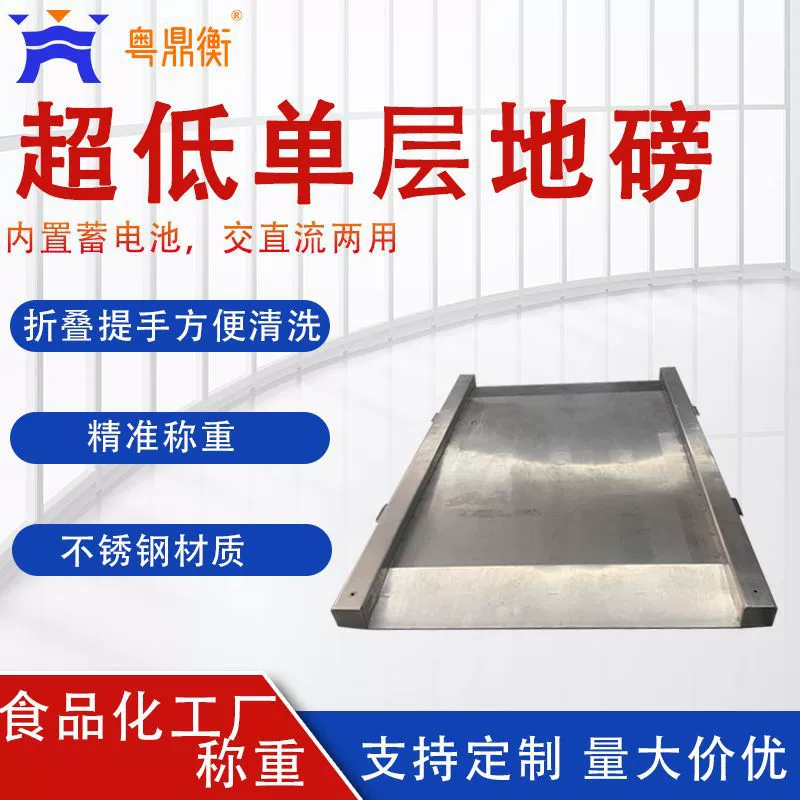 Фабрика прямой обработки фрикаделек Ультра-низкие однослойные напольные весы 1-3 тонны Ультра-низкие напольные весы Пищевая фабрика, посвященная