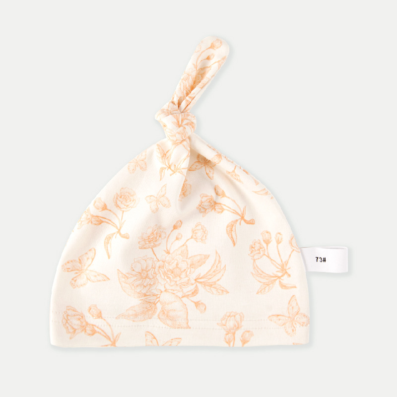 Tapa de neumático de bebé europeo y americano sombrero recién nacido tapa de puerta de cuidado de bebé floral 2023 nueva celebridad en línea al por mayor