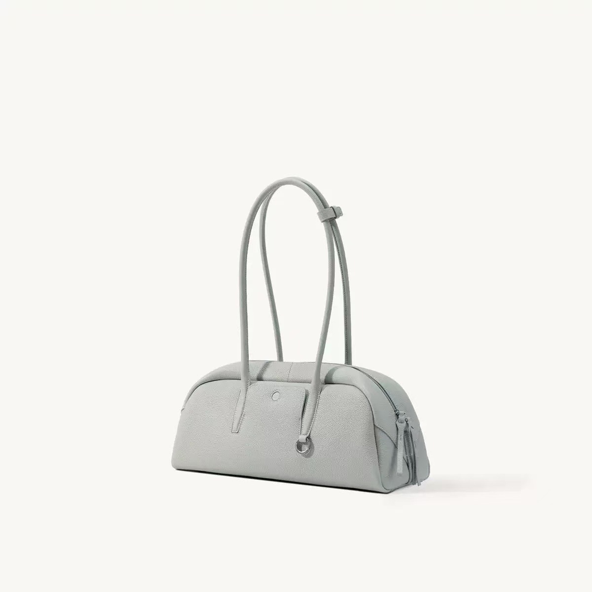 Pillow Bag 2026 Women's Bag Boston Bowling Bag High-End Baguette Shoulder Handbag Underarm Bag Women's Genuine Leather