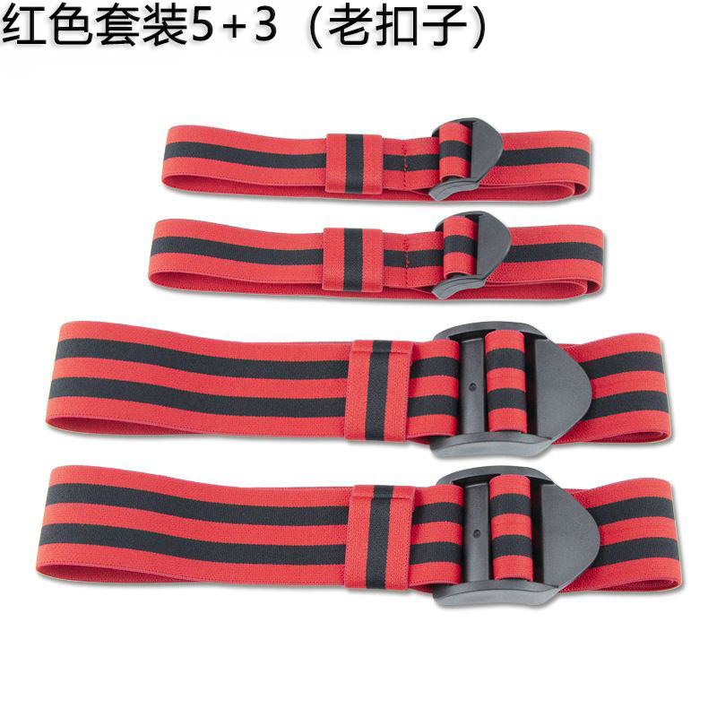 Correas de compresión para brazos para entrenamiento de restricción del flujo sanguíneo (BFR), bandas elásticas de compresión, correas musculares de compresión de fácil liberación, en stock.