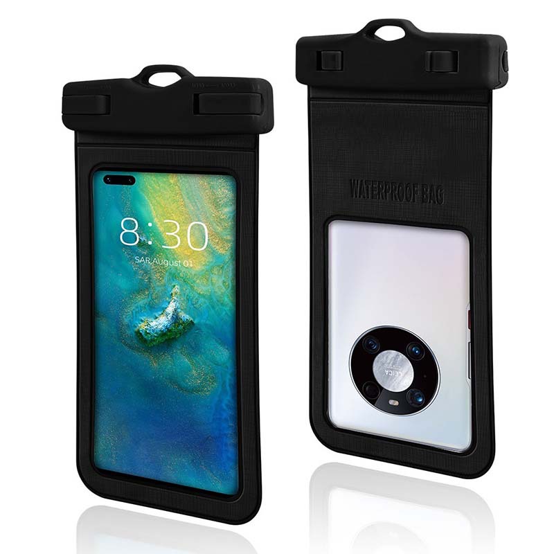 Super Large Phone Waterproof Bag Diving Case Touchscreen Universal Takeaway Special Rain Phone Case Swimming Rafting and Whistle