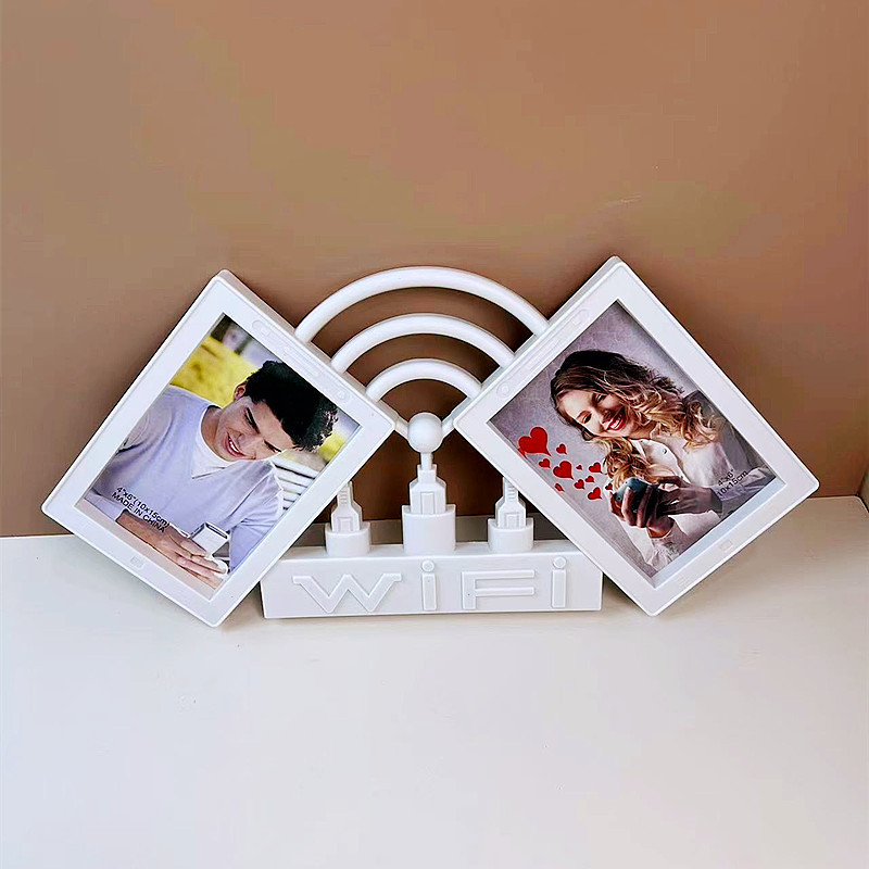 European-style 6-inch family personalized wifi wall-mounted one-piece photo frame creative gift photo frame creative cross-border supply