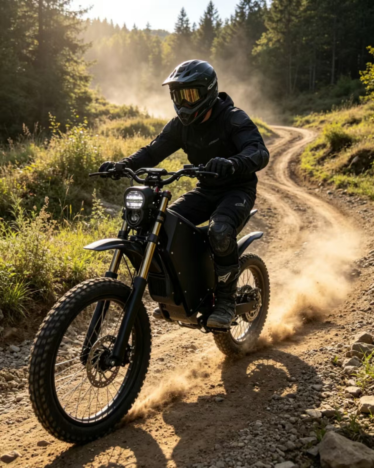 17inch Electric Motorcycle Lithium Battery Powered Bike Wholesale Off-Road Motorcycle Strong Power Off-Road Electric Motorcycle