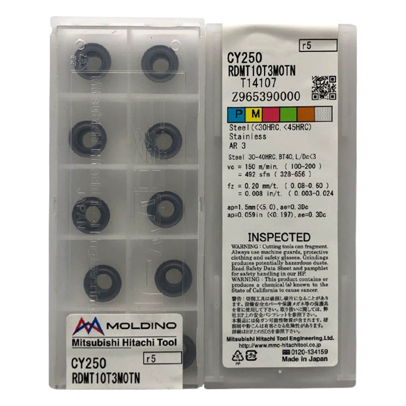 RDMT10T3MOTN CY250 для продажи Hitachi CNC инструмент R5 фрезерная вставка станок сплав плоская фрезерная головка