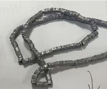 热销白金色碎石手链串珠 银色胆石女款时尚DIy薄片项链加工配件