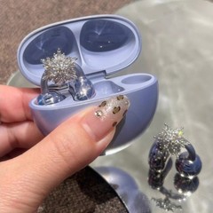 【複数のデザインが見られます】ロマンチックで輝く流れ星のダイヤモンドのイヤホンクリップの美しいファッションデザインのイヤホンバックルの装飾プレゼント