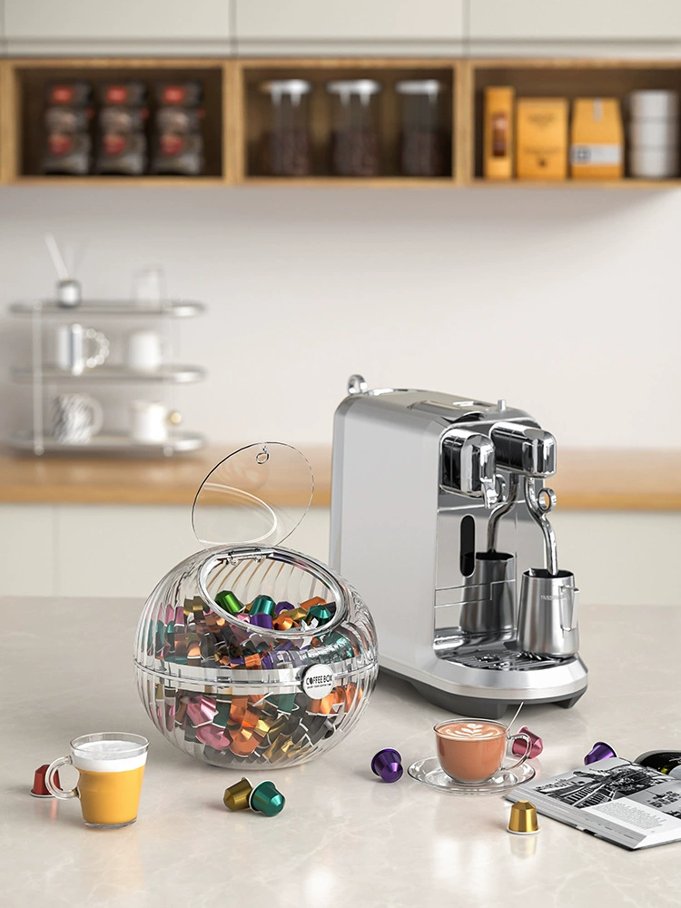 Coffee capsule, storage box, table tea bags, storage system