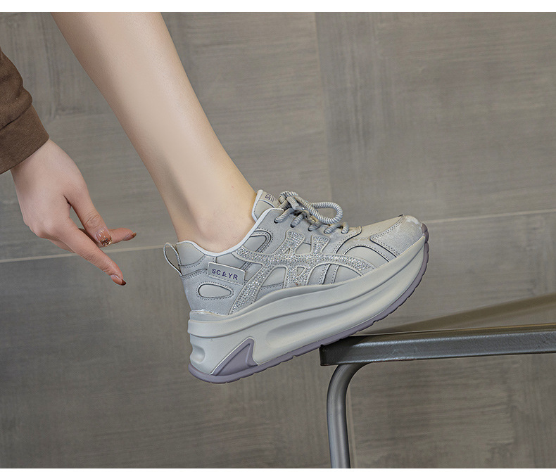 Giày sneaker nữ đế dày phong cách thể thao thời trang — M2997-1 Lông xám, M2997-1 Lông champagne, M2997 Lót đơn champagne, M2997 Lót đơn xám chi tiết 26