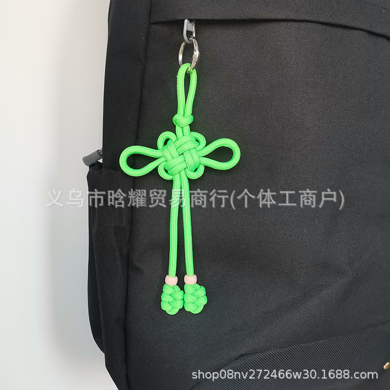 吉祥中国结包包挂件高颜值miu系手工编绳中国风手机壳钥匙扣挂饰|undefined