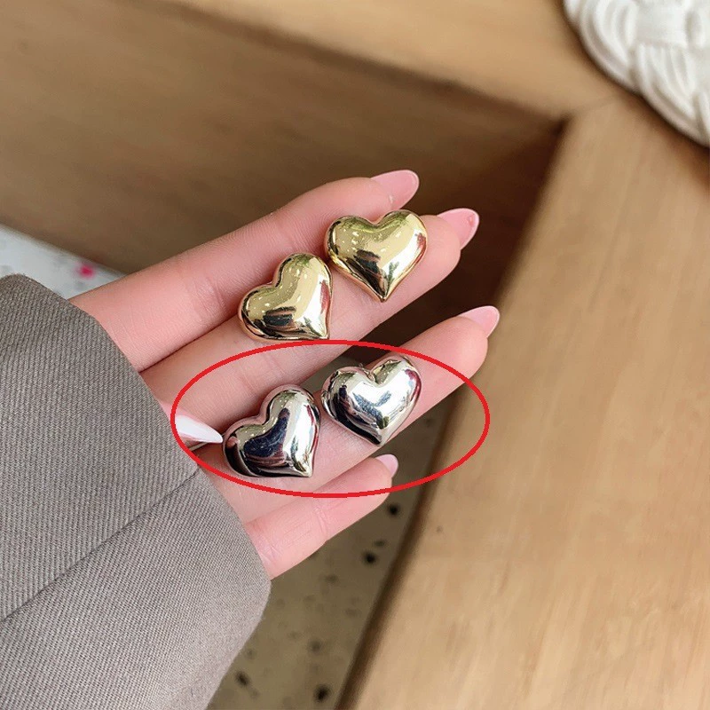 Серебристые металлические серьги, европейский стиль, легкие, декоративные варианты