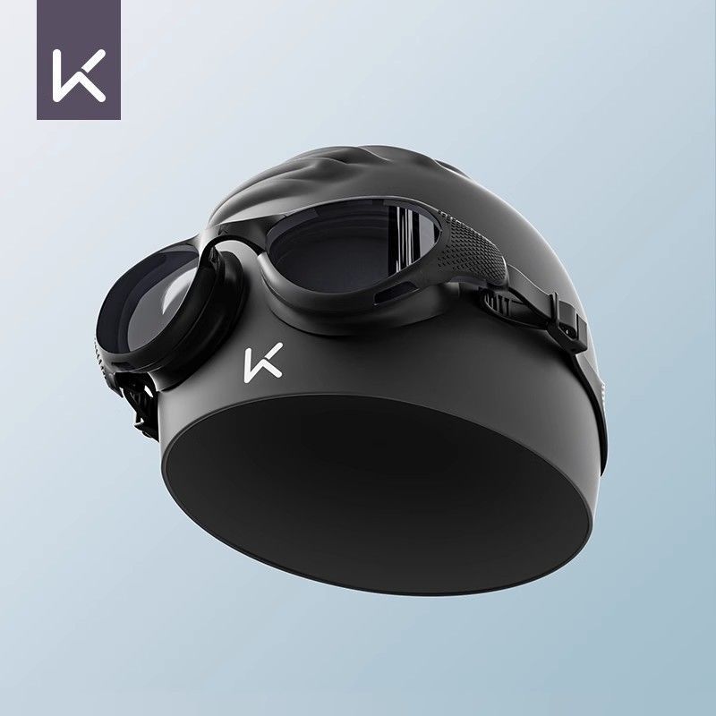 다크나이트 블랙 패키지 [수영고글+수영모] - 플랫라이트