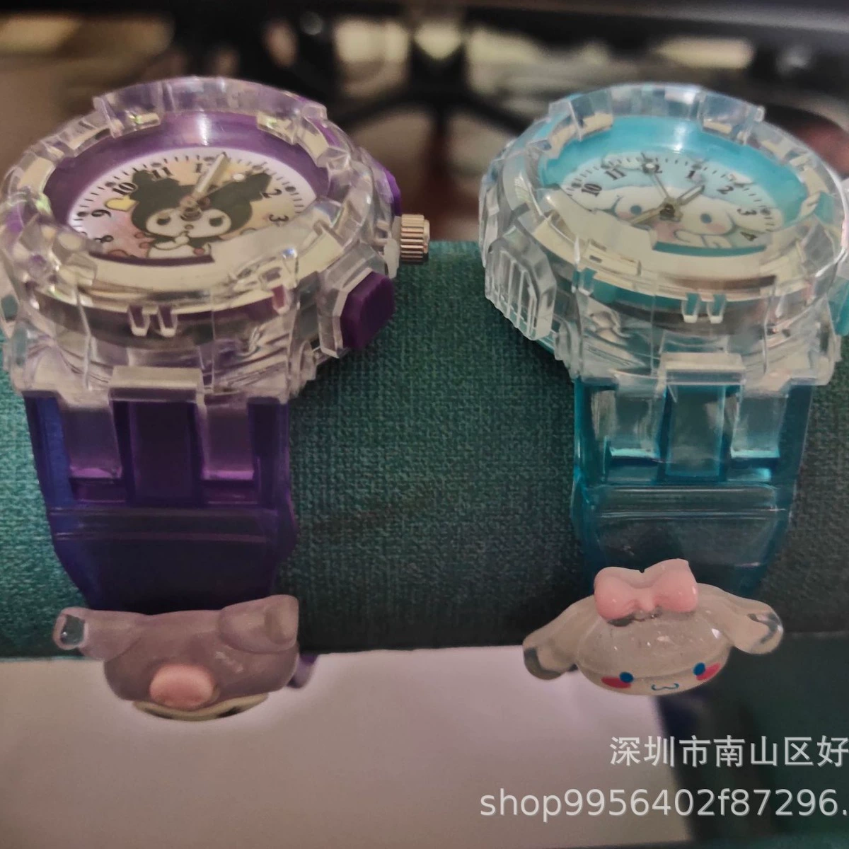 Детские часы мультфильм Sanrio Kulomi светящиеся электронные часы для девочек учащихся начальной и средней школы цифровые указатели кварцевые часы