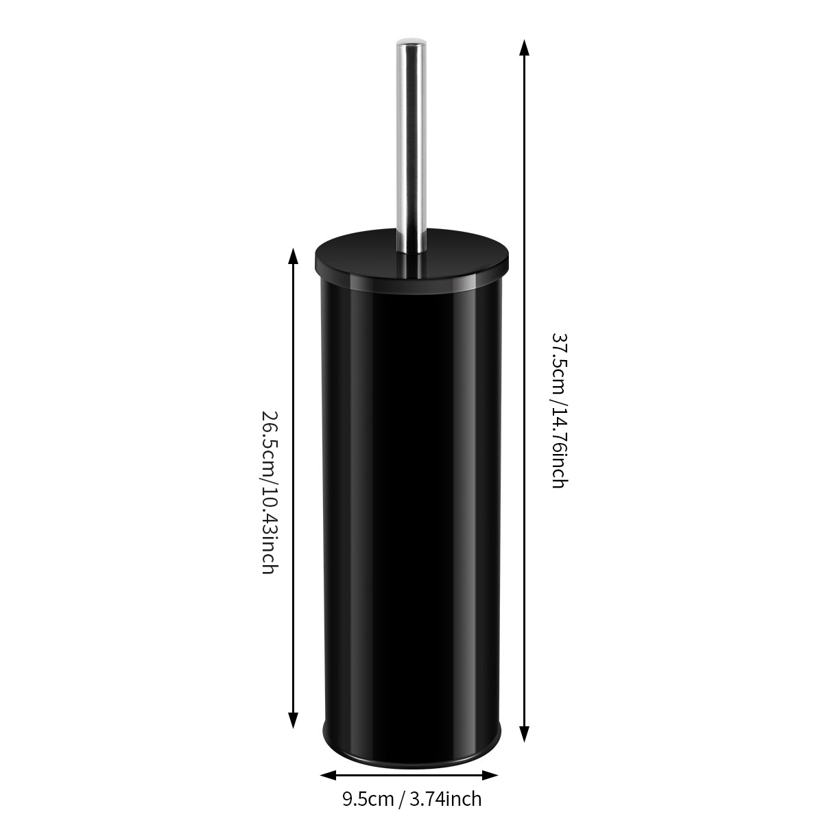 Ou runzhe cepillo de baño de acero inoxidable con base de limpieza del hogar cepillo de lavado de inodoro de piel suave cepillo de limpieza de mango largo