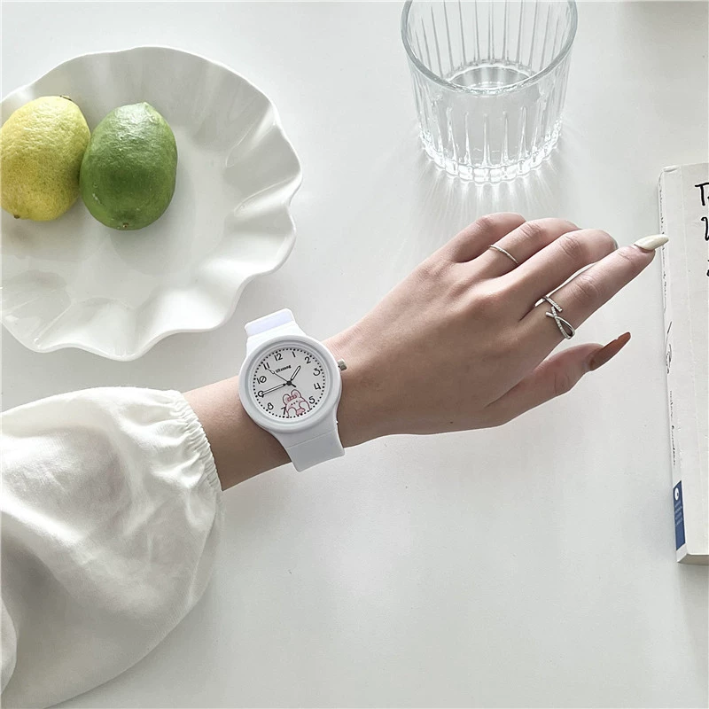 Jelly Watch Heart Студенческая вечеринка Simple Women