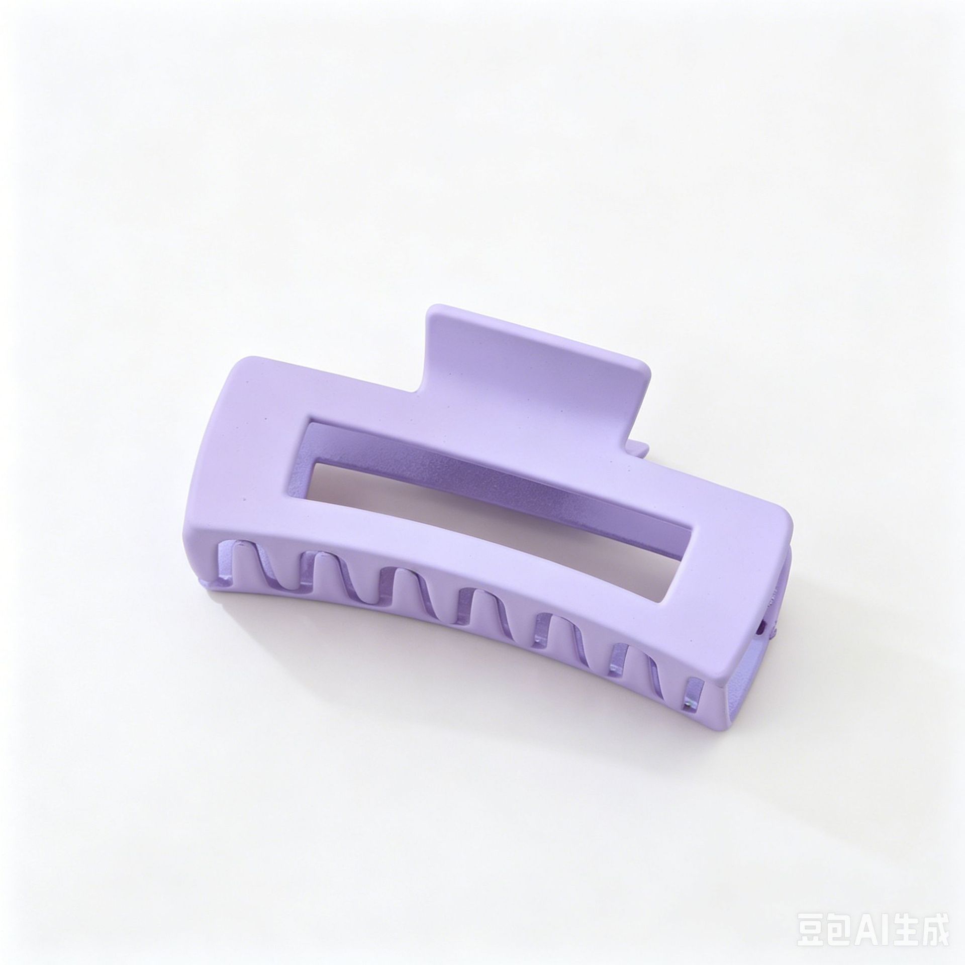 Cross-border large grip matte hair clip women bun clip square hair barrette back of head hair accessory shark clip wholesale