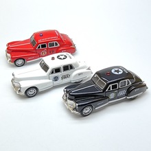 跨境复古1:34老爷车模型经典合金车模汽车摆件儿童玩具(袋装)批发