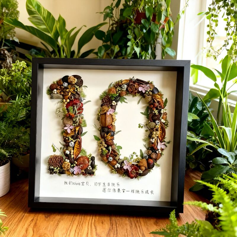 Three-Dimensional Handmade DIY Creative Picture Frame Hollow 5cm Classy Plant Fruit Specimen Framed Large Size Display Photo Frame