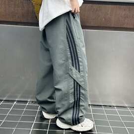 儿童速干裤男童运动裤夏季薄款外穿2026新款中大童休闲夏款防蚊裤