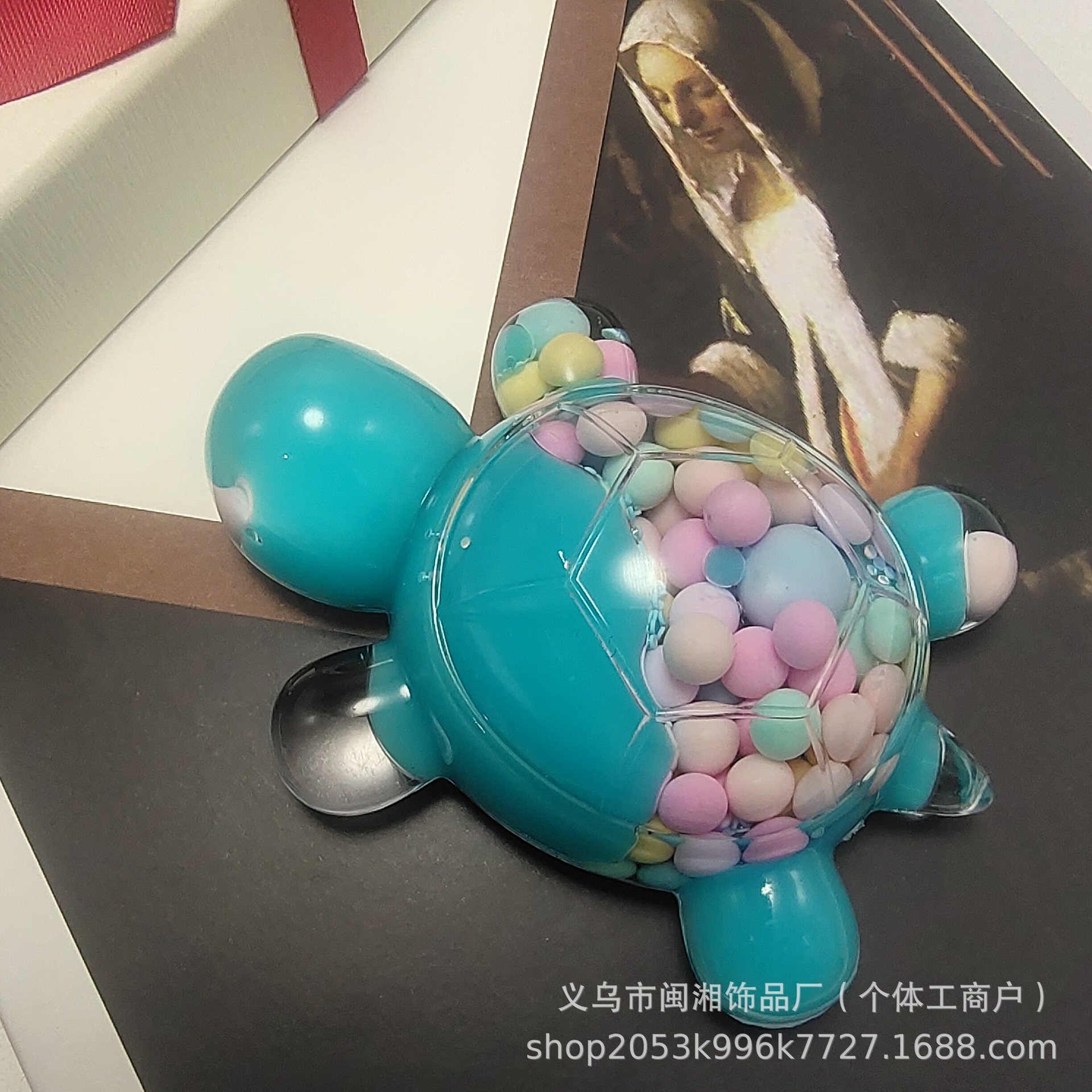 스타일 25 9.3cm 우유콩 폭발구슬(블루)