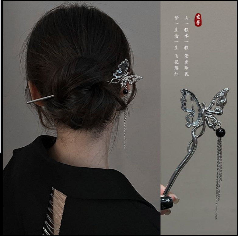 Nueva horquilla de estilo chino borla de alto grado para mujer horquilla diaria updo horquilla estilo antiguo hanfu hairpin tocado