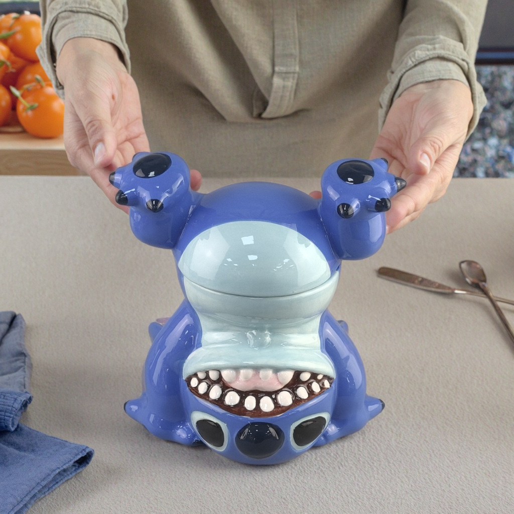 Cerámica creativa transfronteriza super grande invertida Star Baby Jarrah de alto valor facial adorable almacenamiento de cerámica