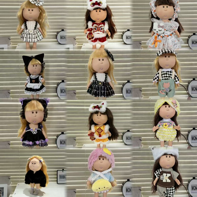 Wholesale Spanish Mia Potato Doll Clothes 24cm Mia Doll Dress-Up Set Complete Plush Dress Set Wholesale Spanish Mia Potato Doll Clothes 24cm Mia Doll Dress-Up Set Complete Plush Dress Set