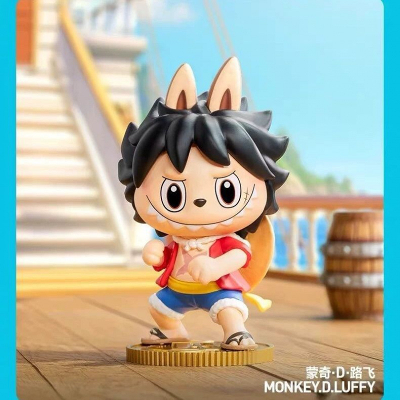 POPMART泡泡玛特拉布布航海王系列手办盲盒LABUBU海贼王乔巴路飞|undefined