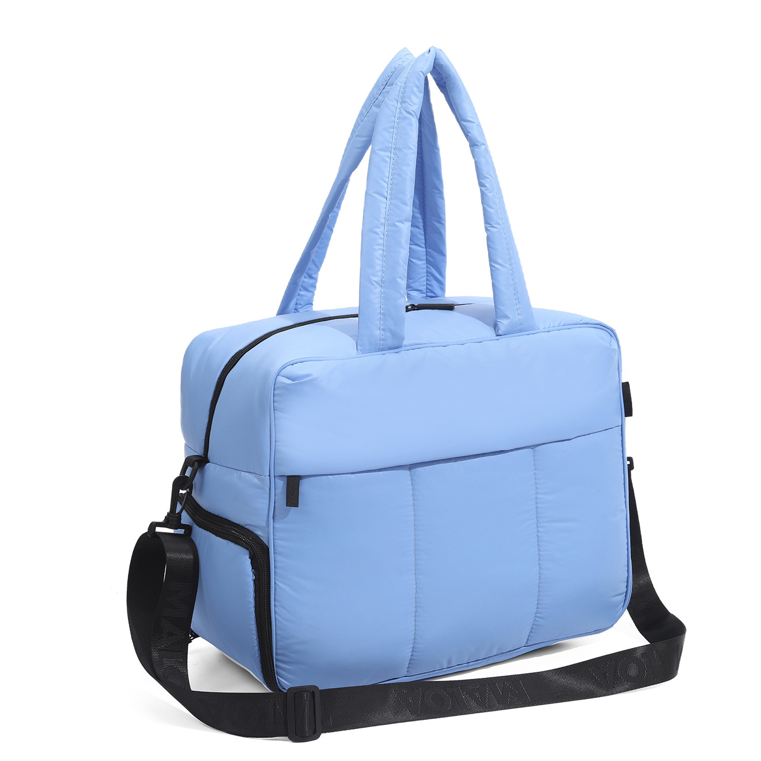 Amazon bolsa de viaje portátil de gran capacidad para hombres y mujeres chaqueta de algodón de separación húmeda y seca bolsa de mano lulu limón