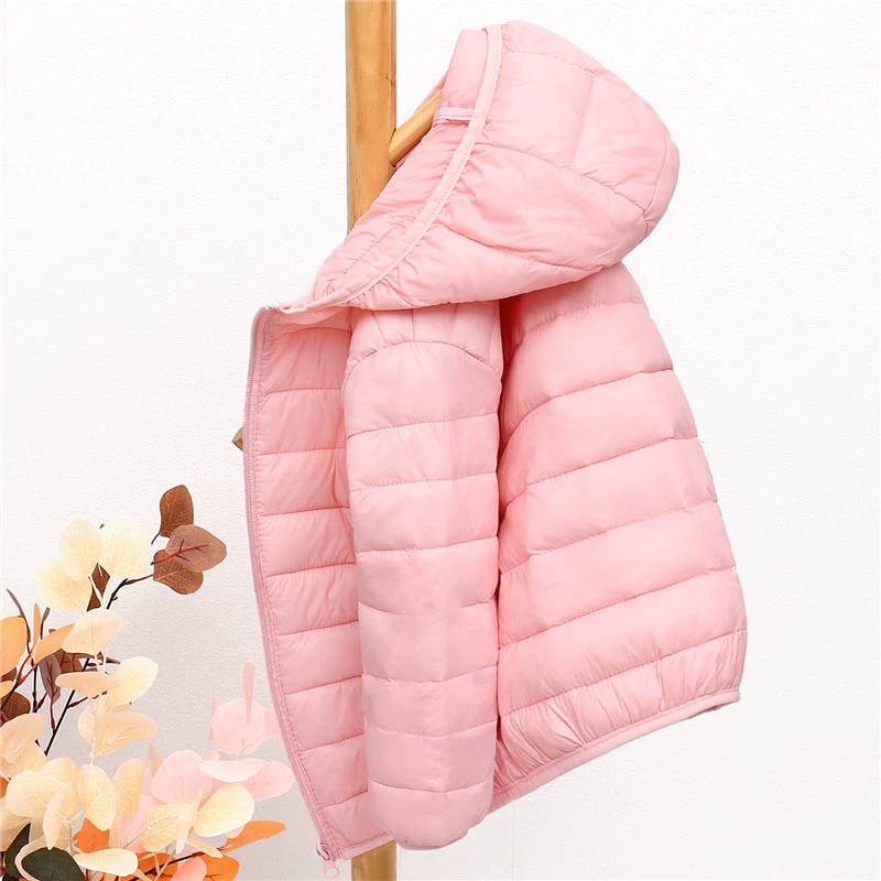 Demi-season children's light and thin jacket with down for boys, children's clothing, for teenagers
